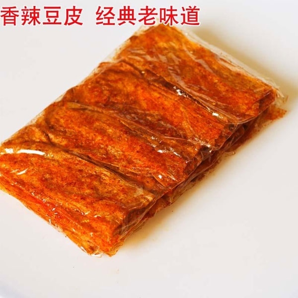 江西特产萍乡豆皮麻辣片图2